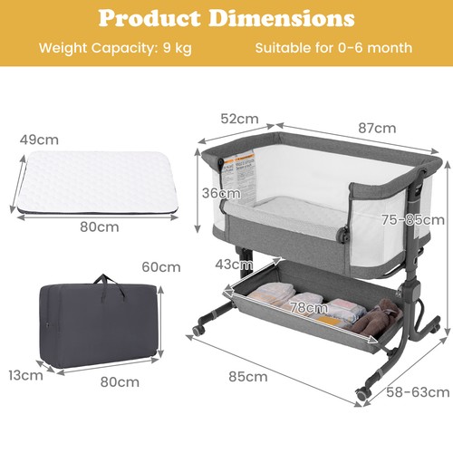Baby bassinet bedside sleeper - bassinet,